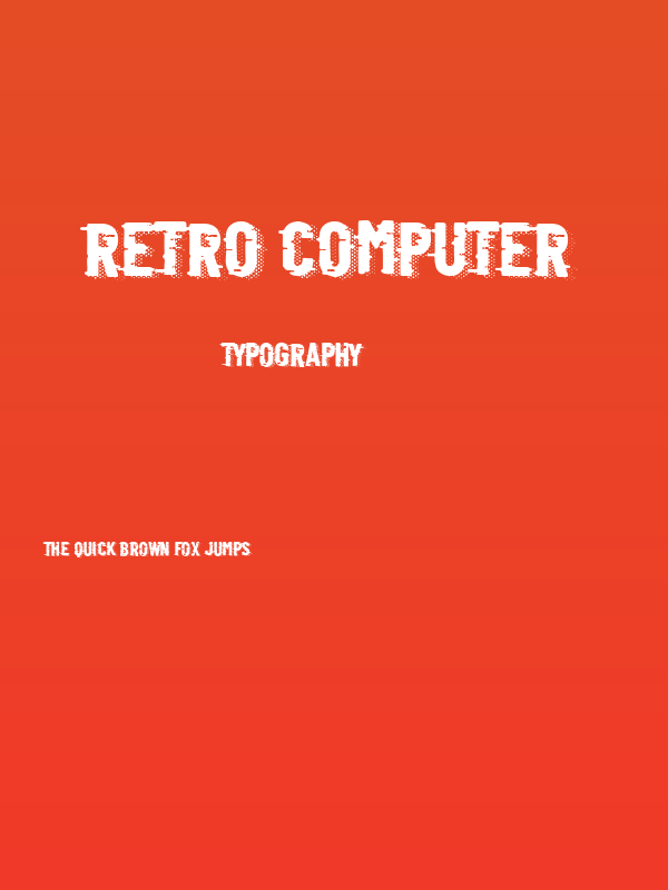 Retro Computer Poster