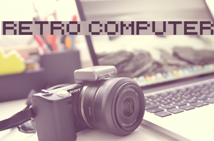 Retro Computer Font examples