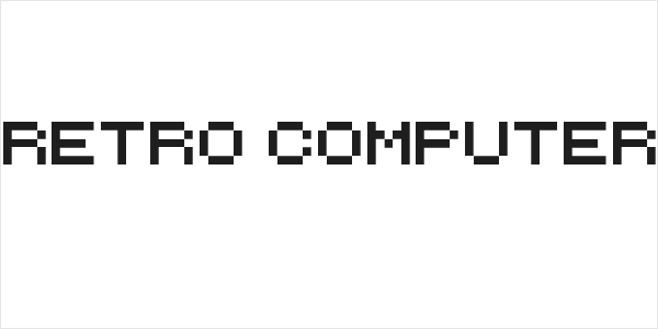 Retro Computer Logo