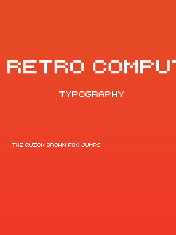 Retro Computer Poster