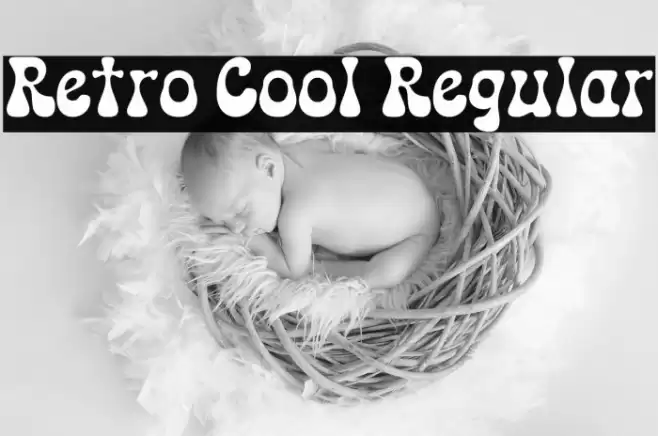 Retro Cool Regular フォント examples