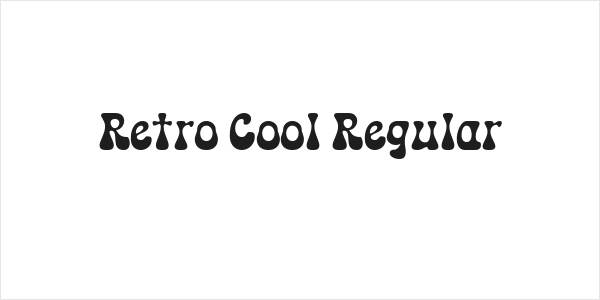 Retro Cool Regular Logo
