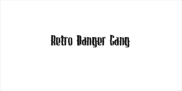 Retro Danger Gang Logo