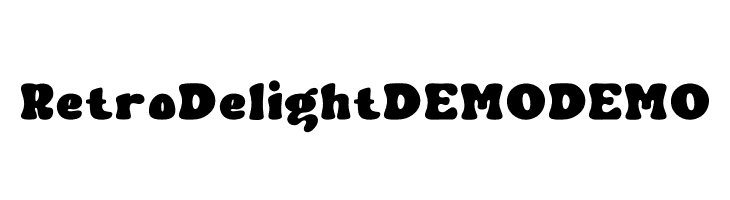 Retro Delight DEMO DEMO  नि: शुल्क फ़ॉन्ट्स डाउनलोड