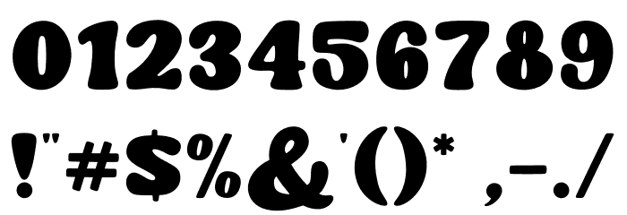 Retro Delight DEMO DEMO Font OTHER CHARS