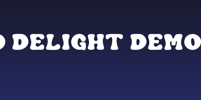 Retro Delight DEMO DEMO Social Header