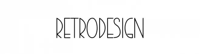 Retro Design  नि: शुल्क फ़ॉन्ट्स डाउनलोड