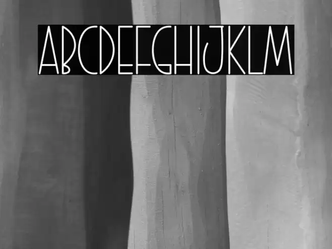 Retro Design Font examples