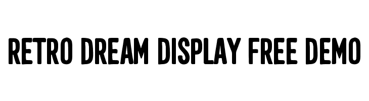 Retro Dream Display Free Demo Скачать бесплатные шрифты