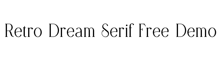 Retro Dream Serif Free Demo Скачать бесплатные шрифты