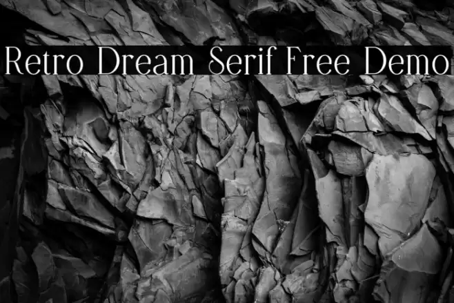 Retro Dream Serif Free Demo Fuentes examples
