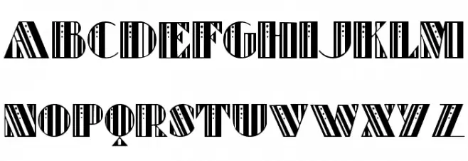 Retro Elite Schriftart Kleinbuchstaben