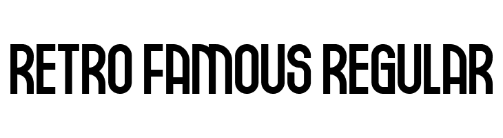 Retro Famous Regular  font caratteri gratis