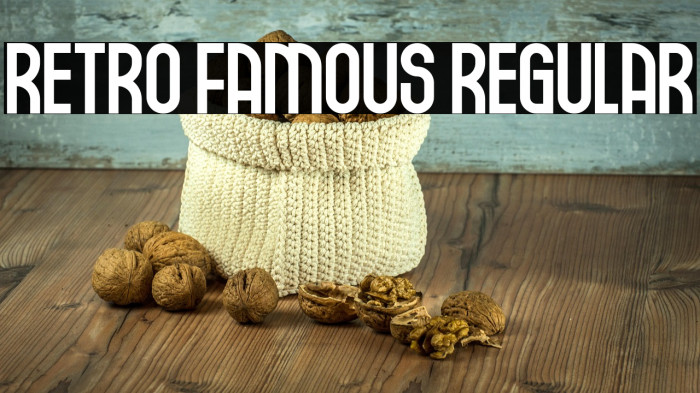 Retro Famous Regular Example 2