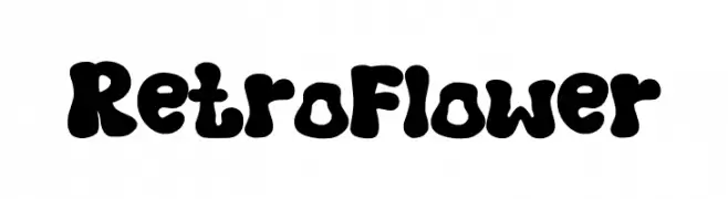 Retro Flower  Frei Schriftart Herunterladen