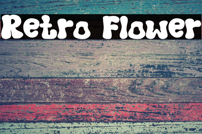 Retro Flower Example 2