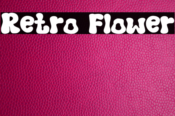 Retro Flower Example 3