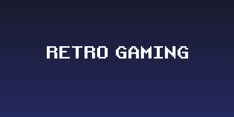 Retro Gaming Social Header