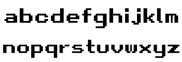 Retro Gaming Font Litere mici