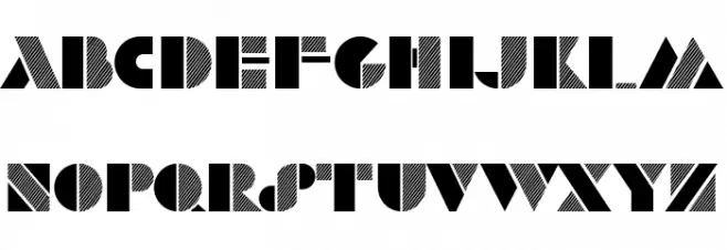 Retro Graphics Regular フォント 大文字