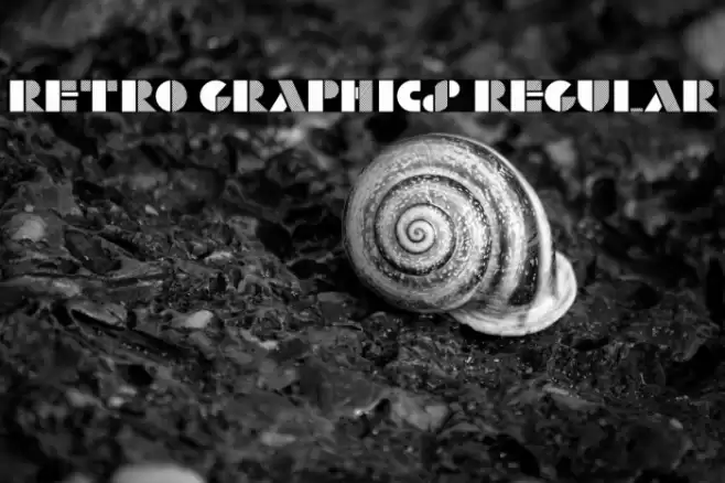Retro Graphics Regular Font examples