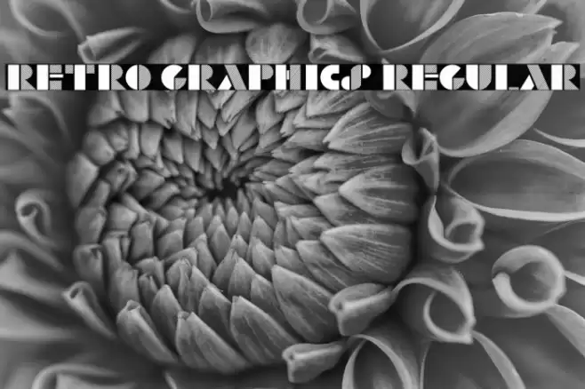 Retro Graphics Regular Font examples