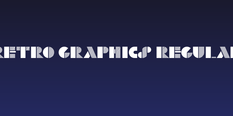 Retro Graphics Regular Social Header