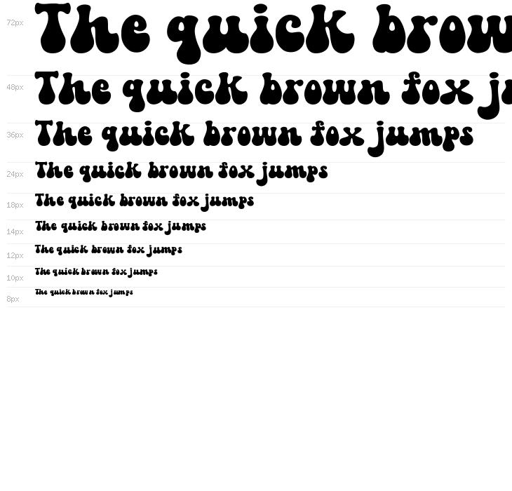 Retro Groovy Waterfall