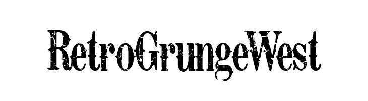 Retro Grunge West  Free Fonts Download