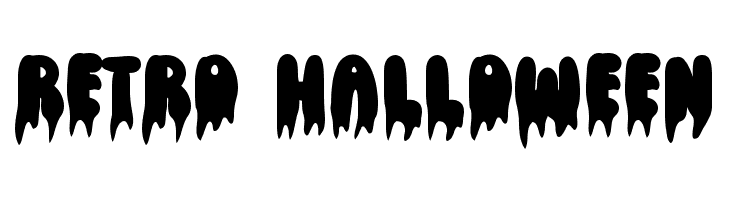 Retro Halloween  baixar fontes gratis
