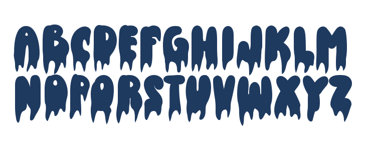 Retro Halloween Lowercase