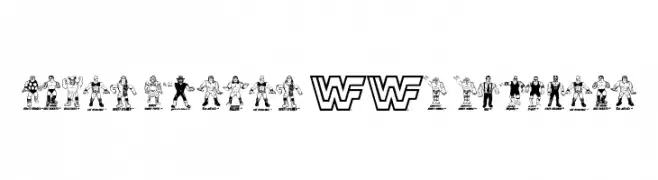 Retro Hasbro WWF Figures  Fuentes Gratis Descargar