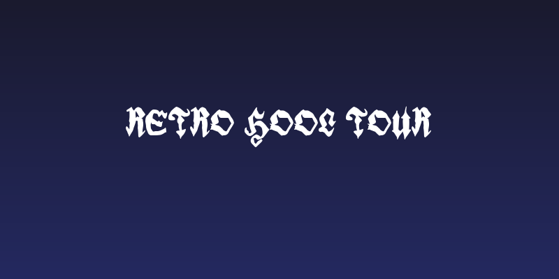 Retro Hool Tour Social Header