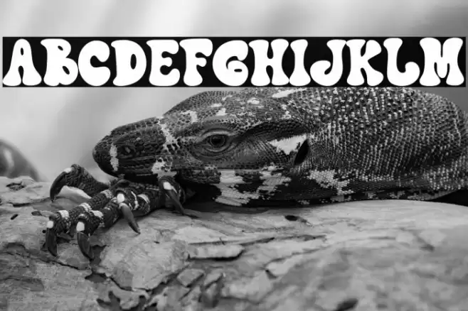 Retro Impact Font examples