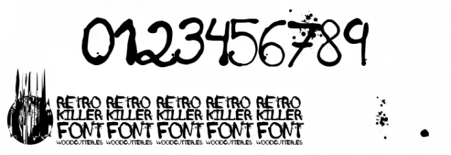 Retro Killer Font OTHER CHARS