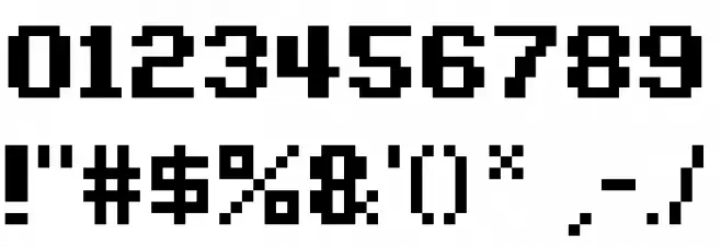 Retro Land Mayhem Regular Font OTHER CHARS