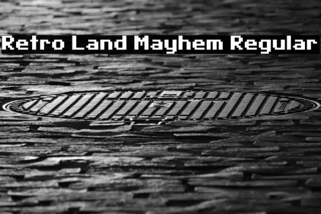 Retro Land Mayhem Regular Font examples