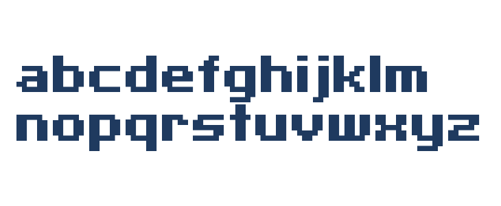 Retro Land Mayhem Regular Lowercase