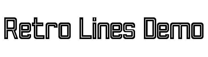 Retro Lines Demo  لخطوط تنزيل