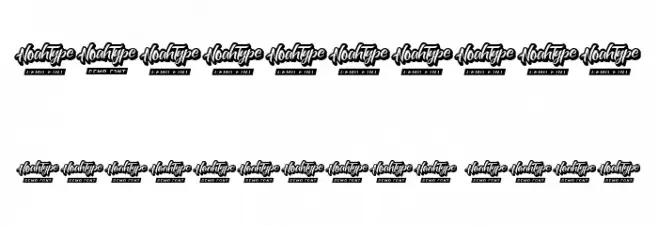 Retro Lines Demo Font OTHER CHARS