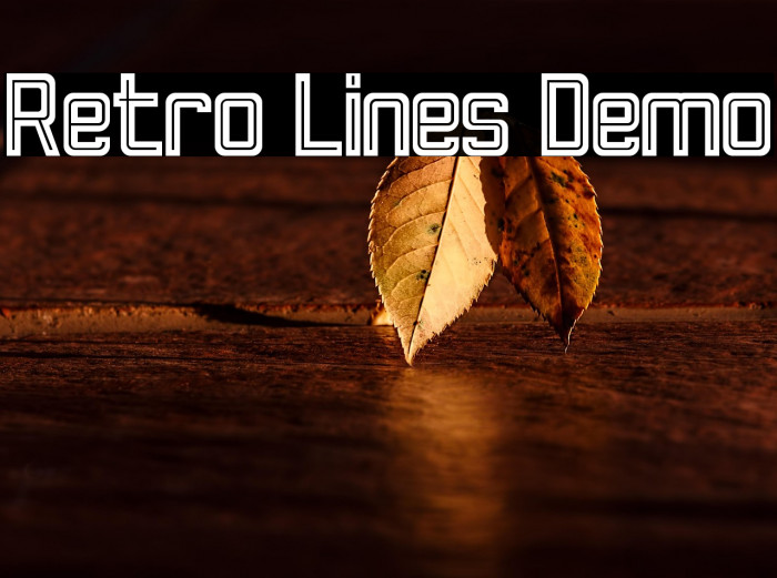 Retro Lines Demo Example 2