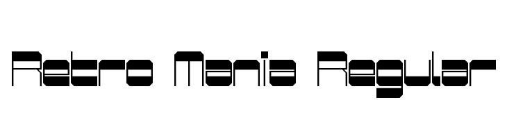 Retro Mania Regular  Free Fonts Download
