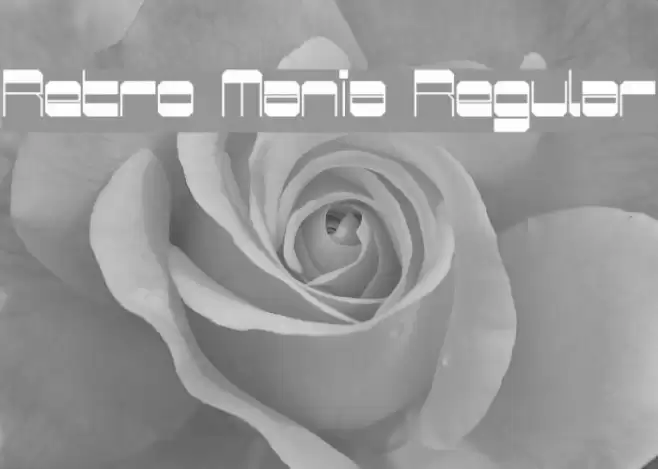 Retro Mania Regular Font examples