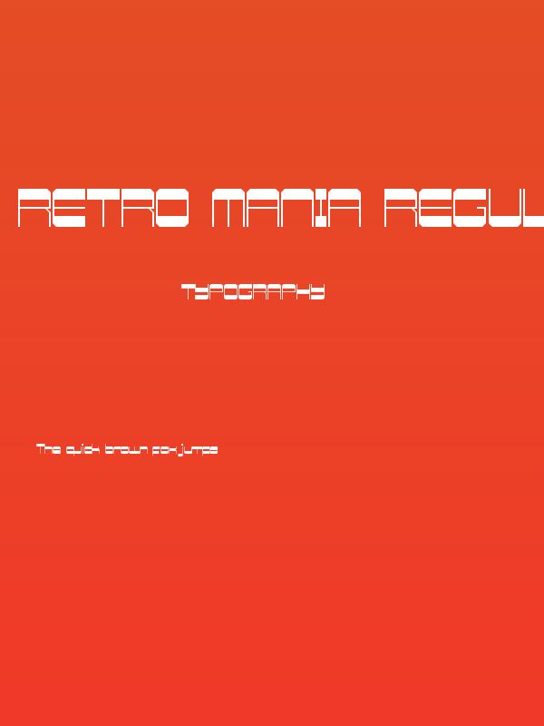 Retro Mania Regular Poster