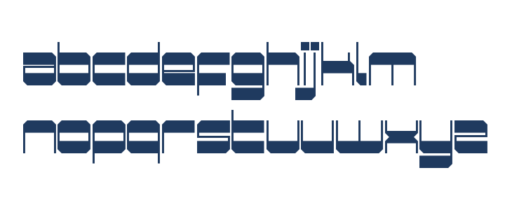 Retro Mania Regular Lowercase