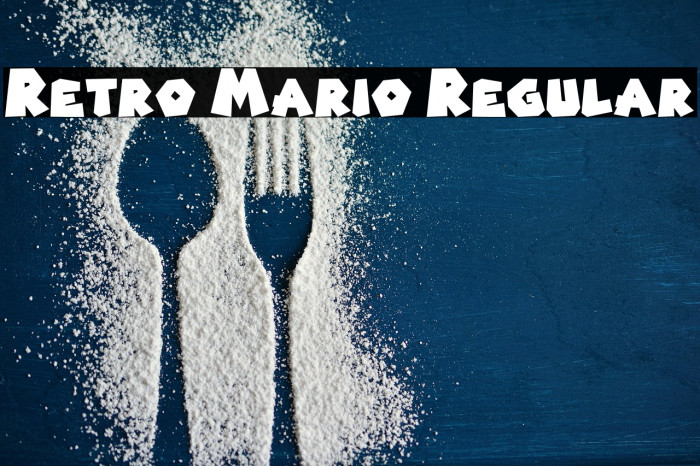 Retro Mario Regular Example 1