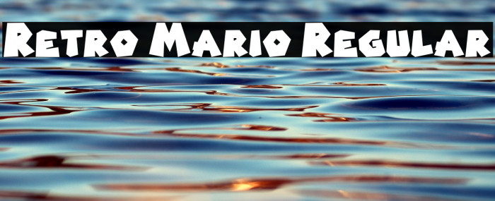Retro Mario Regular Example 2