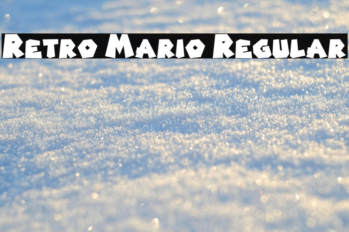 Retro Mario Regular Example 3