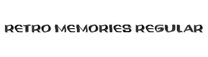 Retro Memories Regular  Frei Schriftart Herunterladen