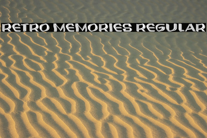Retro Memories Regular Example 1